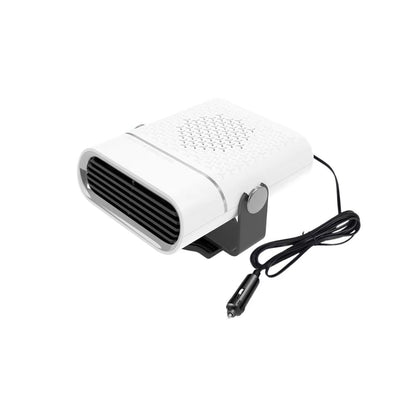 12V 120W Portable Car Heater, Fast Heating & Cooling Fan with 360° Rotation, Defogger Defroster, Cigarette Lighter Plug-In