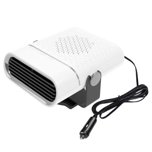 2 in 1 Car Cooling & Heater Fan 12V/24V Portable Demister Defroster Heating Fan Rotating Car Windshield Defogging Accessroies