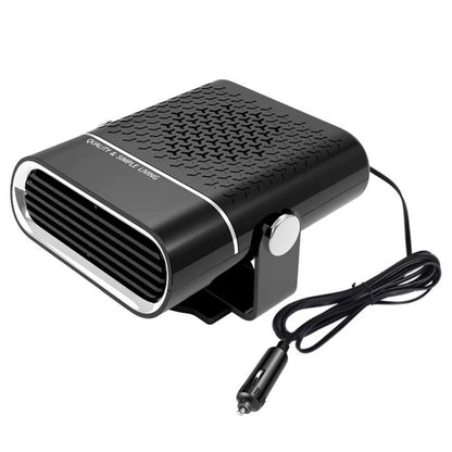 2 in 1 Car Cooling & Heater Fan 12V/24V Portable Demister Defroster Heating Fan Rotating Car Windshield Defogging Accessroies